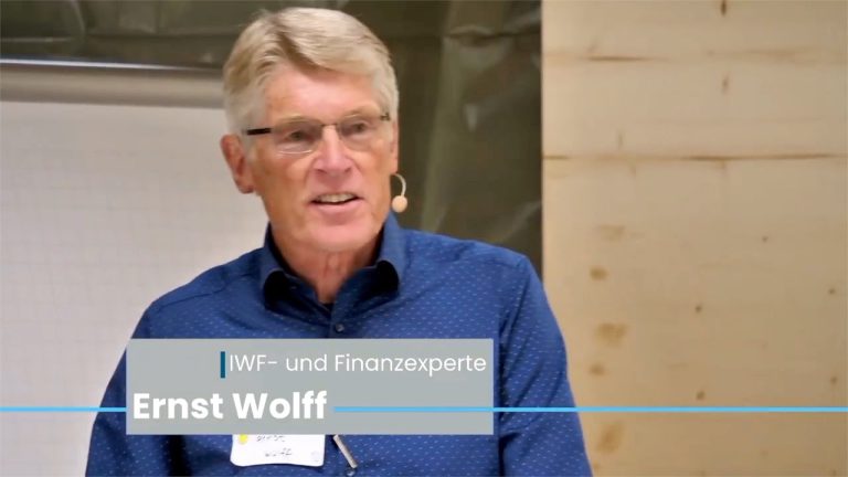 Wybitny Ekspert finansowy Ernst Wolff wyjaśnia, kto i dlaczego wywołał obecny kryzys.